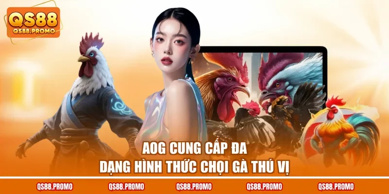 AOG cung cấp đa dạng hình thức chọi gà thú vị