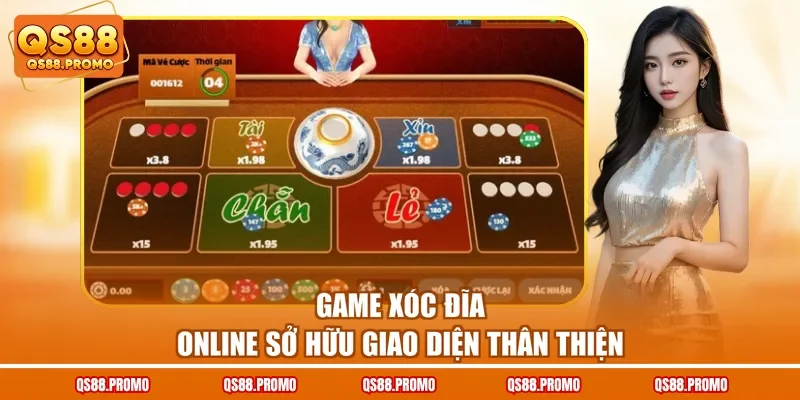 Game xóc đĩa online sở hữu giao diện thân thiện